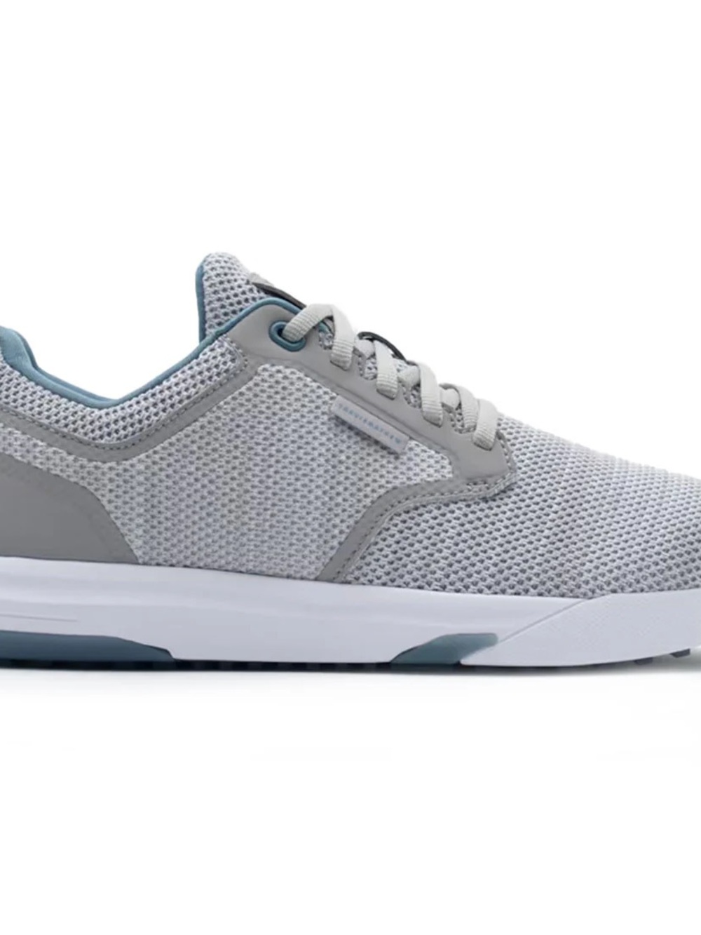 Travis Mathew Men's Light Grey and Slate Athletic Sneaker